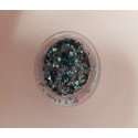 Glitter Bleu vert hexagonale pour Nail Art