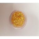 Glitter Jaune hexagonale pour Nail Art