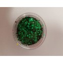 Glitter Vert Sapin hexagonale pour Nail Art