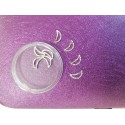 Bijoux Ongles - Lune Argent X 4