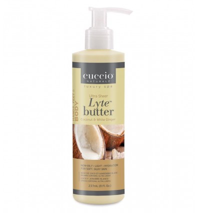 CUCCIO BUTTER Ultra Pure Lyte Coconut & White Ginger 237ml