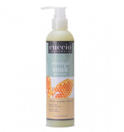 Cuccio scentual soak Lait et miel 237 ml