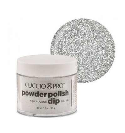 CUCCIO DIPPING (Silver W/ Silver Glitter) 56 gr