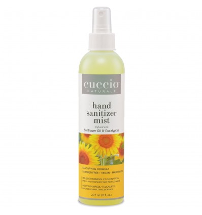 SPRAY DESINFECTANT POUR LES MAINS AU TOURNESOL ET EUCALYPTUS 237 ML