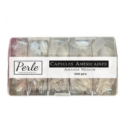 CAPSULES AMERICAINES AMANDE MEDIUM PERLE - BOITE DE 500 PCS