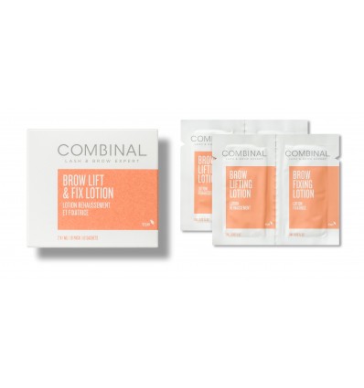 Sachet monodoses brow lift combinal pour rehaussement de sourcils par 10